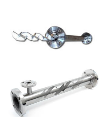 Static mixtures for process industries with Ss and pvc and pp material